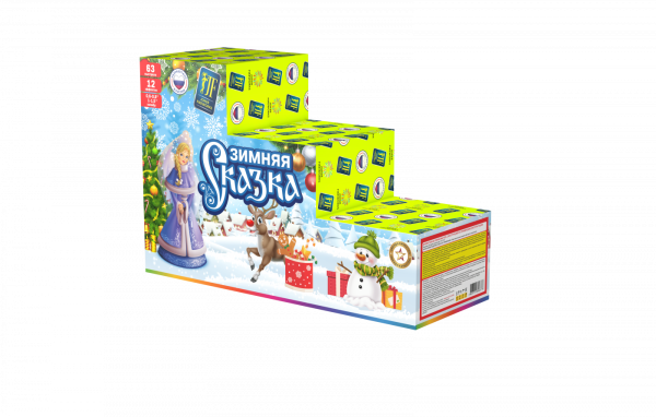 Зимняя сказка 63.0 залпов 0,5-0,8-1-1,5"