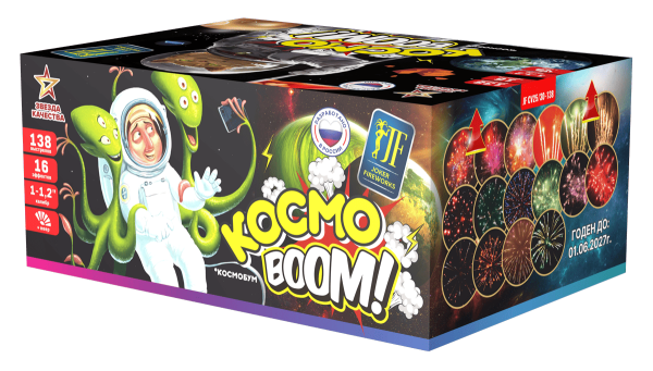 КосмоБУМ ВЕЕР 138.0 залпов 1-1,2"