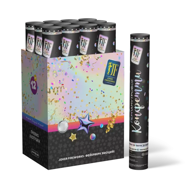 Хлопушка Перламутровое конфетти