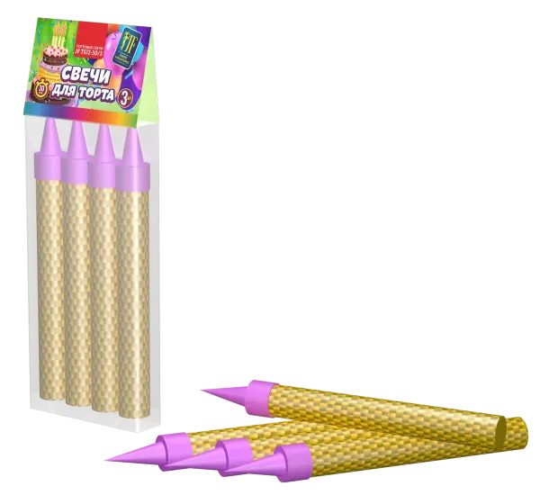 Тортовая свеча TS12-30